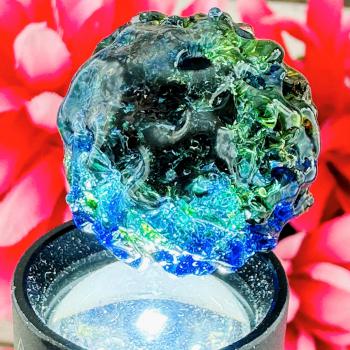 Ball Stunning King Phaya Leklai Kaew Magic Wealth Protection Thai Amulet #17928